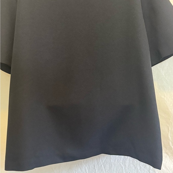 B-38 Sara Morgan Black with Floral Embroidered Short Sleeve Suit Jacket Size XL - Picture 9 of 16